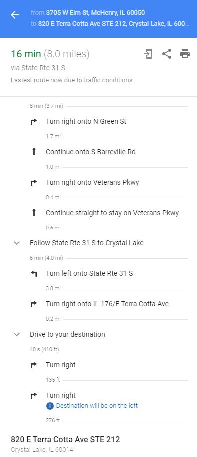 offsite directions